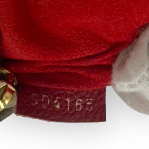 Monogram Twice Crossbody Bag With Red Leather - Picture 10 of 16